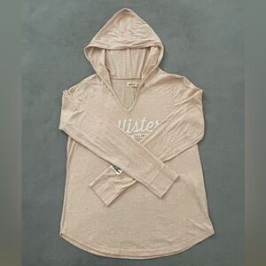 Hollister Pink Long Sleeve Hoodie Tee